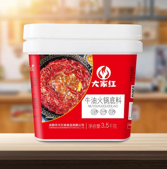 成都大家红火锅底料： 一盒调味料做出正宗川菜